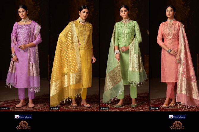 Anzara Heavy Festive Wear Wholesale Designer Salwar Suits Catalog